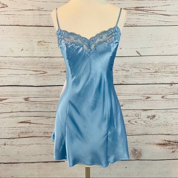 Victoria's Secret Other - Victoria’s Secret Negligee blue with lace